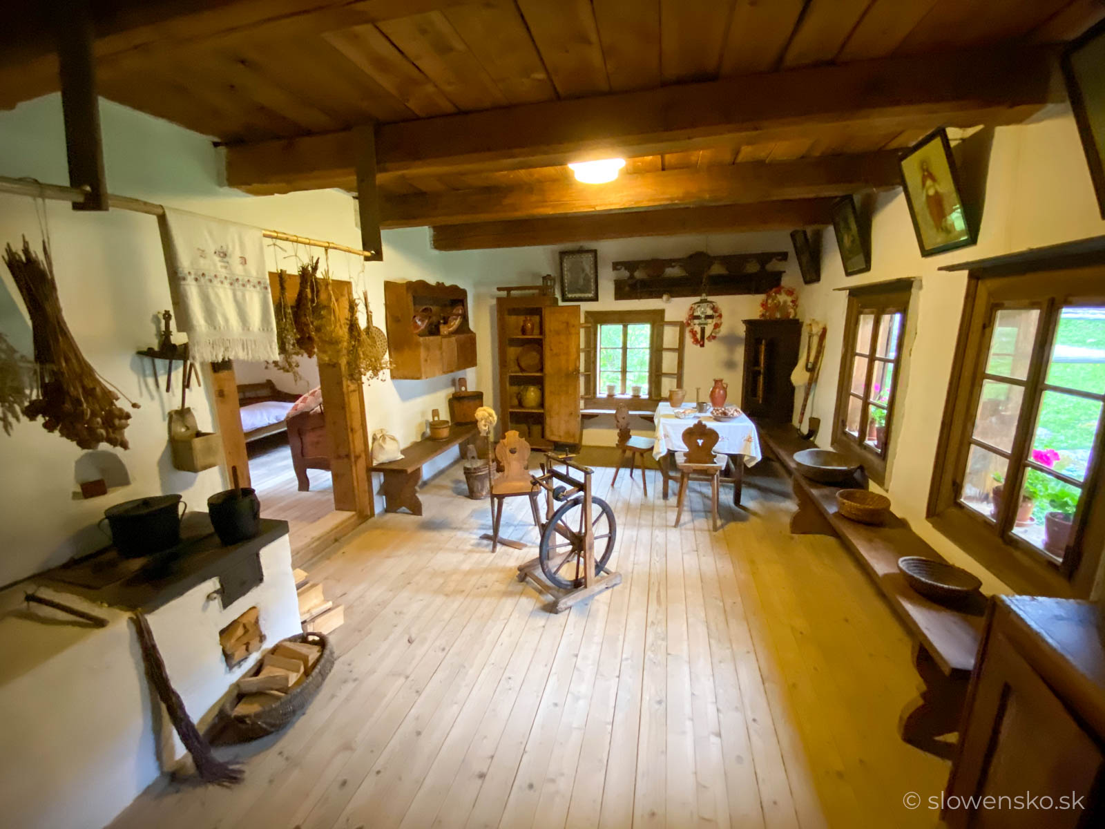 Múzeum oravskej dediny Zuberec - Vybavenie domu