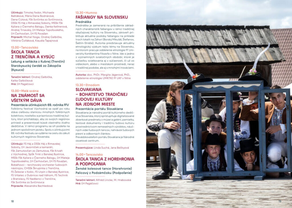 Festival Východná program - sobota