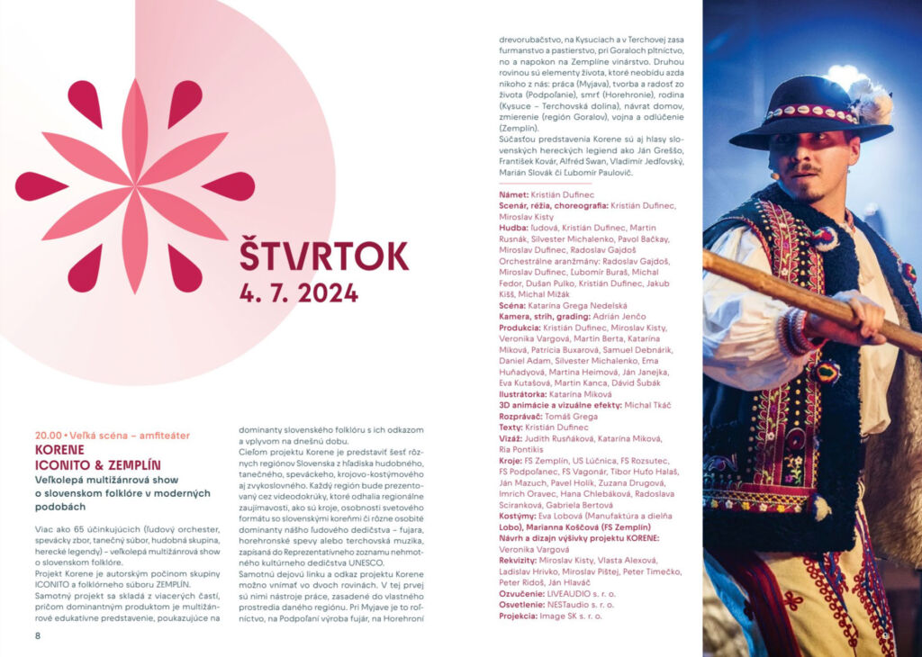 Festival Východná program - štvrtok