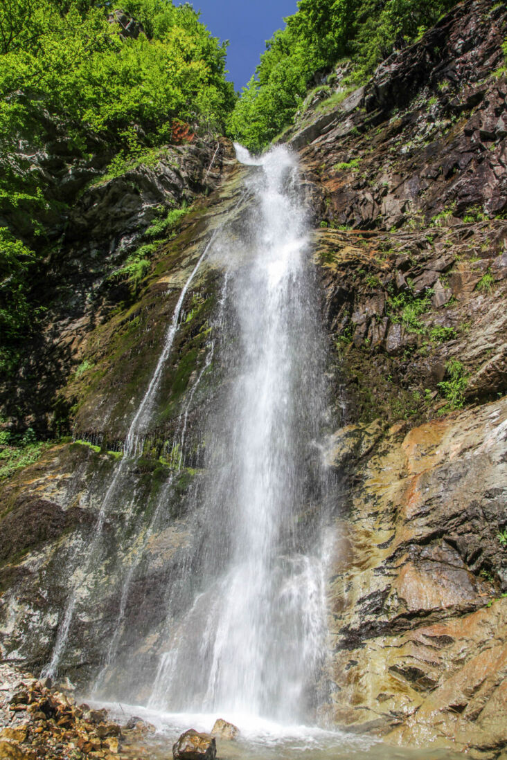 Šútovský vodopád v lete